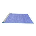 thumbnail image 2 of Ahgly Company Machine Washable Indoor Rectangle Oriental Blue Industrial Area Rugs, 2' x 3', 2 of 4