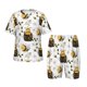 thumbnail image 1 of Balery Honey Bee Insect Conjunto de Pijama Infantil de Manga Corta con Estampado – Ropa de Dormir de Algodón Suave-X-Large, 1 of 6