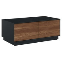Coffee Sofa Side Table, Brown Black, Wood, Living Kitchen Cafe Bistro Hospitality Restaurant, Modern Contemporary HB36277