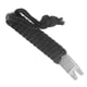 thumbnail image 3 of Palanca de bolsillo de acero inoxidable con minirascador de manivela de palanca multiusos Paracord (negro), 3 of 8