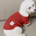 thumbnail image 5 of Ropa de invierno para perros Suéter de cuello alto para perros Suéter de punto clásico para mascotas Suéter cálido y lindo para cachorros Ropa deportiva para interiores y exteriores, 5 of 5