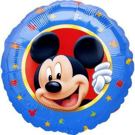Round Mickey 18" Balloon (Each) - Party Supplies