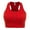 RED, variant on FashionMille Women's Buttoned Slevveless Casual Rib Racerback Crop Tank Top Summer Shirt