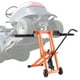thumbnail image 1 of VEVOR Elevador de cortacesped de 500 libras con gato hidráulico para tractores cortacesped, 1 of 9