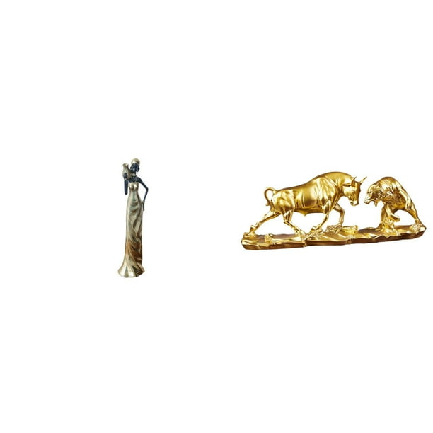 Figura de mujer africana,Estatua artesanal de una dama tribal africana,hecha a mano,para cafetería.,Figura femenina artesanal de resina africana,Estatua de escritorio,Estatua decorativa de