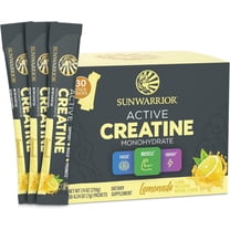 Sunwarrior Micronized Creatine Monohydrate Powder, Vegan Pre Workout Supplement, Raspberry, 30 Servings