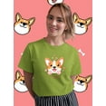 thumbnail image 2 of I Love You Kawaii Style T-Shirt Women -Image by Shutterstock, Female Large, 2 of 4