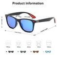thumbnail image 4 of Gafas de Sol SOJOS Deportivas Polarizadas TR90 SJ2101 Espejo Azul, 4 of 5