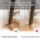 thumbnail image 5 of Scienceny Protector de muebles de 20 piezas con clavo móvil antiabrasión para muebles, confiable y duradero, 25MM Type2 NO2, 5 of 6
