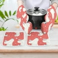 thumbnail image 6 of Cute Polar Bear Oven Mitt And Pot Holder Set Oven Glove for Kitchen Baking Cooking Grilling, 6 of 6