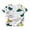 White, variant on Lovzfmll Infant Boy's T-Shirts, Cartoon Print Short Sleeve Tee, Casual Loose Fit Pullover Graphic Tees for 6-9 Months