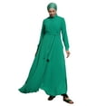 thumbnail image 2 of Green - Point Collar - Unlined - Modest Dress - Benin, 2 of 5