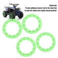 thumbnail image 3 of 4Pcs 10 Inch ATV Wheel Trim Hub  Decor Rim Cap Wheel Rim Cover Decoration Plastic Scratch Proof Sporty Look for Go Kart, 3 of 7