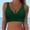 Green, variant on Triangle Bikini Top Curvy Bathing Suit for Women Wireless Tummy Control Push Up Solid Color Oversized Spaghetti Strap Swim Suit Summer Beach Necessities
