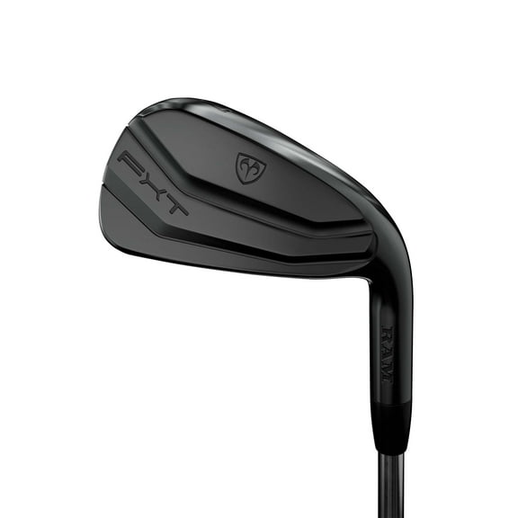 Ram Golf FXT Players Distance Iron Set, 5-PW, Black, Mens Right Hand, Steel, Stiff Flex