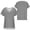 Grey, variant on Women's Striped Long Sleeve Crew Neck T Shirt Top For Everyday Wear Soft Comfortable Fit Modern Tonal Striped Design Summer T Shirts