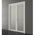 thumbnail image 4 of French Double Frosted Glass Doors 56 x 96, 4 of 6