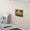 thumbnail image 5 of Yayeee Toggle Light Switch Wall Plate 2-Gang 4.56"x4.48" Decorative Outlet Cover, Flowers and Dog, 5 of 7