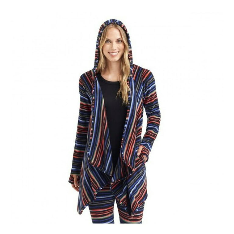 Cuddl Duds + Fleece Wear Hooded Wrap Cardigan