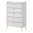 thumbnail image 1 of ACME Zeena 5-Drawer Wooden Chest in White, 1 of 5