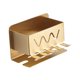 thumbnail image 3 of Soporte para cepillos de dientes, estante para pasta de dientes, organizador de baño, ligero y multifunción. Oro, 3 of 9