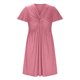 thumbnail image 4 of mfyjkho Vestidos para mujer, Vestido elegante de mujer con cuello en V, manga corta, volantes, estilo túnica, minivestido informal para fiesta y vacaciones Vestidos de playa para mujer xxl, 4 of 8