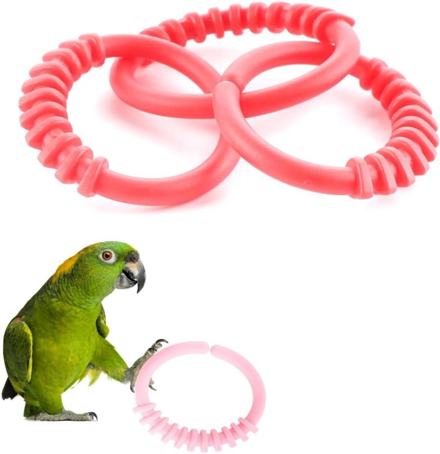 Bird Chewing Toy Parrot Plastic Link DIY Cage Accessories