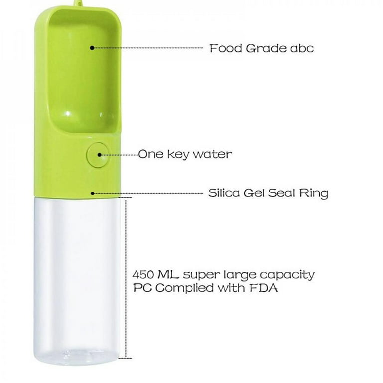 HQ Pet Water Cup with Treat Dispenser - Green, 24seven megastore