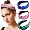 thumbnail image 1 of Diademas para mujer, banda para la cabeza para el cabello, turbante ancho anudado, diademas bonitas a la moda, accesorios para el cabello MFZFUKR CPB-DE-LYY871-2, 1 of 5