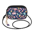 thumbnail image 2 of FORMRS Mini Crossbody Bag for Women Adjustable Rope Shoulder Casual Phone Purse, Pink Cartoon Truck Pattern, 2 of 7