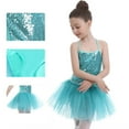 thumbnail image 7 of Girls Shirts Size 4-5 Girls Clothes Kids Girls Sequins Camisole Ballet Dance Dress Tutu Skirted Leotard Trendy Dancewear 2096, 7 of 7