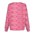 thumbnail image 4 of LHVUOA Valentine Day Trendy Jackets for Women Long Sleeve Snap Front Valentine Love Printed Nursing Uniform Shirts with Pockets, 4 of 4