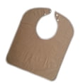thumbnail image 3 of Adult Bib for Eating Washable Reusable Water Clothing Protector for Women Brown, 3 of 8