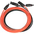 thumbnail image 1 of Solar panel extension cable with MC4 connector Pair red + black, 10AWG 3 meters / 10 feet, 1 of 4