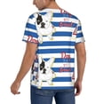 thumbnail image 2 of KLL Bulldog Friend for Men's Baseball Shirts,Short Sleeve Casual Shirts Button Down Shirt for Men Beach Summer Wedding Shirt-XX-Large, 2 of 7