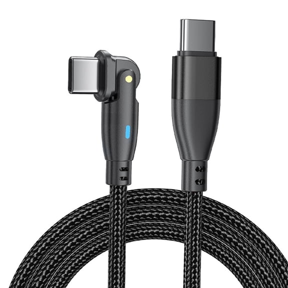 Fast Charger USB C Cable 6.6ft, 60W USB C to USB C Cable Fast Charging Type C Charger Cord Compatible with iPhone 17/16/15 Pro Plus Max, iPad, Galaxy S26/S25, Laptop and More, Black