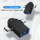 thumbnail image 4 of Adaptador Otg 2 en 1 Micro USB macho a USB3.0 hembra convertidor de cable adaptador OTG (negro), 4 of 6