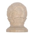 thumbnail image 2 of Shisuyan Wooden Finials For Home Decor: Pineapple Designed Wood Finial For Curtain Rods Bedposts - European Style Decorative For Home, 2 of 8