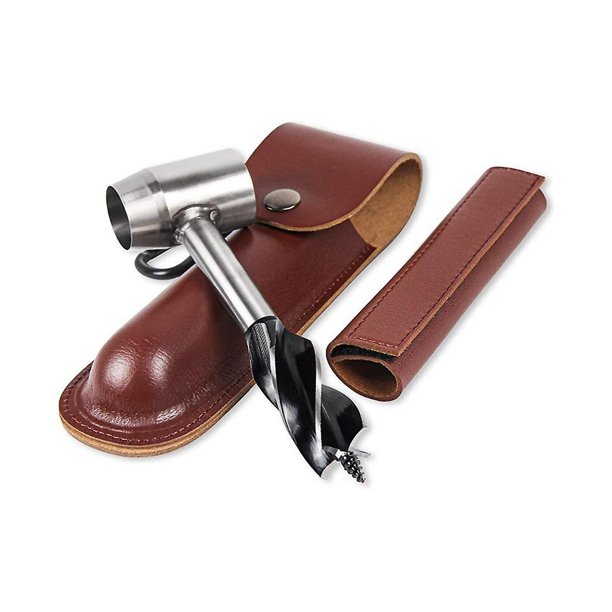 Herramienta de supervivencia para colonos Herramientas para manualidades Taladro de mano Ojo de madera Taladro de madera Clavija para hacer agujeros de mano Como se muestra, Como se muestra