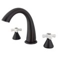 thumbnail image 1 of Kingston Brass KS2365PX 8 Inch -18 Inch Widespread Roman Tub Filler - Oil Rubbed Bronze, 1 of 4