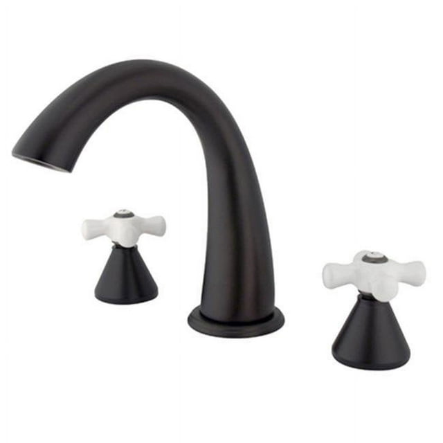Kingston Brass KS2365PX 8 Inch -18 Inch Widespread Roman Tub Filler - Oil Rubbed Bronze