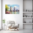 thumbnail image 5 of ZHONGYUTONG London Wall Art London Bridge Canvas Cityscape Picture Print Modern Artwork Painting for Office Living Room Decor Framed (24.00" x 36.00"), 5 of 5
