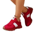 thumbnail image 6 of Willtoo Women's Platform Fashion Sneakers Retro Classic Trainers Casual Lace-up Stylish Tennis Running Walking Shoes, 6 of 6