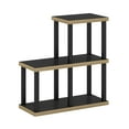 thumbnail image 1 of Furinno Turn-N-Tube No Tools 3-cube Decorative Display Shelf, AmericanoBlack, 1 of 1