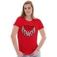 thumbnail image 3 of Country Strong Cute Angels Wings Star Womens Slim Fit Graphic Tee Brisco Brands L, 3 of 5