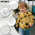 thumbnail image 7 of DISNIMO Toddler Christmas Sweatshirt Girls Cat Snowflake Printed Pullover Top Crewneck T-Shirts Long Sleeve Pullover Sweatshirt for Fall Winter 1-2 Years, 7 of 7