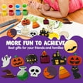 thumbnail image 5 of Joyfy 12 Pcs Halloween Craft Kit for Kids,DIY Wooden Magnet Creativity Arts Painting Kit,Halloween Painting Kit for Halloween Crafts Party Favor Supplies, 5 of 8