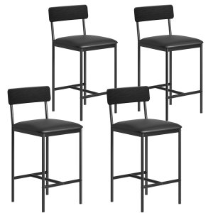 Dining Table Set for 2, Bar Table and Chairs for 2, Kitchen Table Set with 2 Upholstered Chairs, 3 Large Storage Shelves, Pub Table Set for Small Space, Apartment, Breakfast