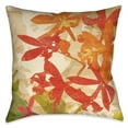 thumbnail image 2 of Laural Home  Foliage Sunset I Indoor/Outdoor Decorative Pillow 18" x 18", 2 of 2