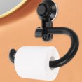 thumbnail image 2 of Dispensador de papel higiénico portátil con ventosa para baño, montaje en pared., 2 of 8